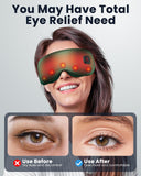 Azang masque yeux chauffant, utilisation en voyage pour dormir plus sereinement