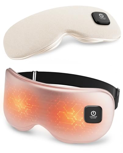 Azang masque-yeux thermique porté pour détente portable lors de déplacements.
