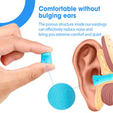 AZEN bouchons d'oreilles insertion facile avec mousse souple