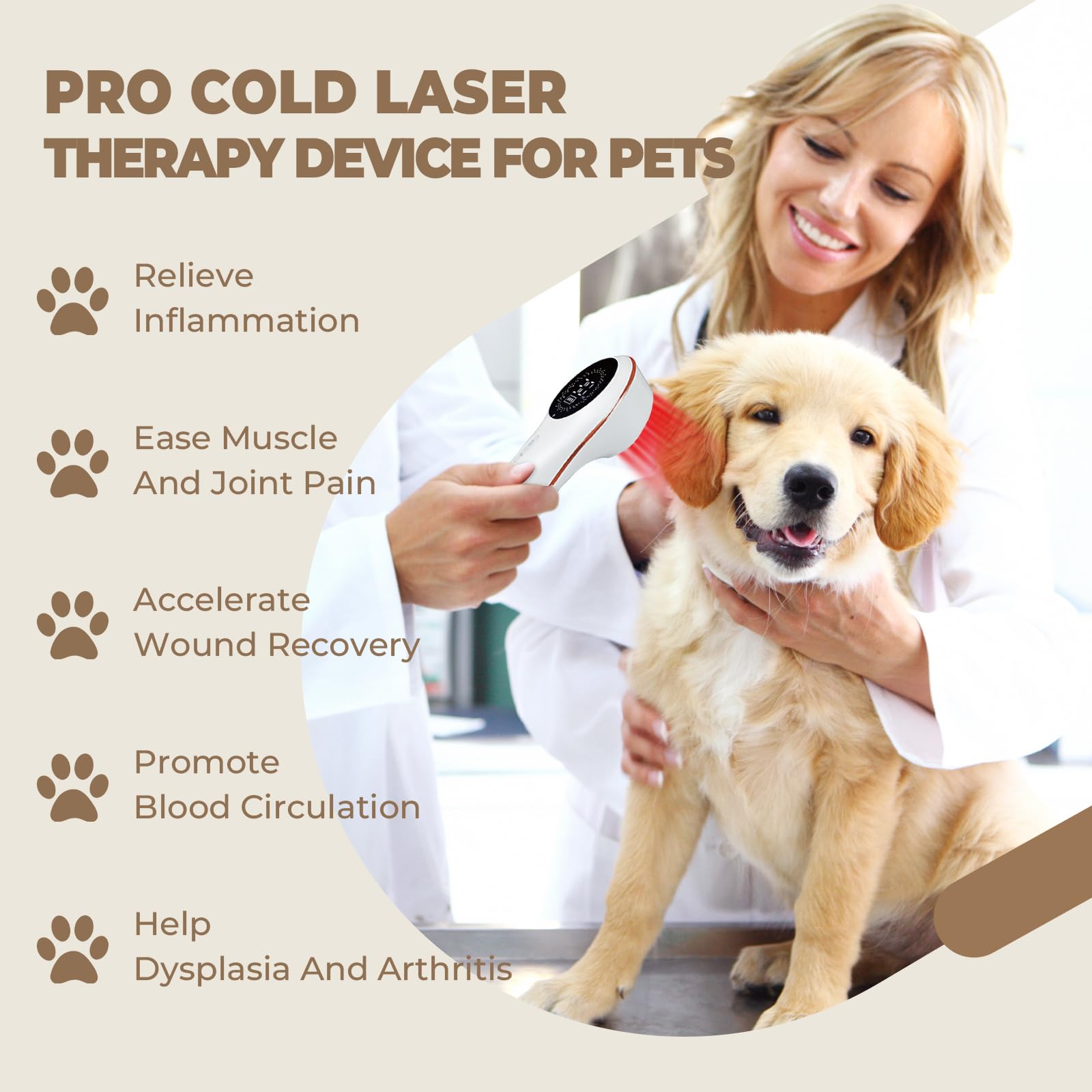 Azilaser laser rouge 650nm sur le poil peut soutenir la circulation et le confort.