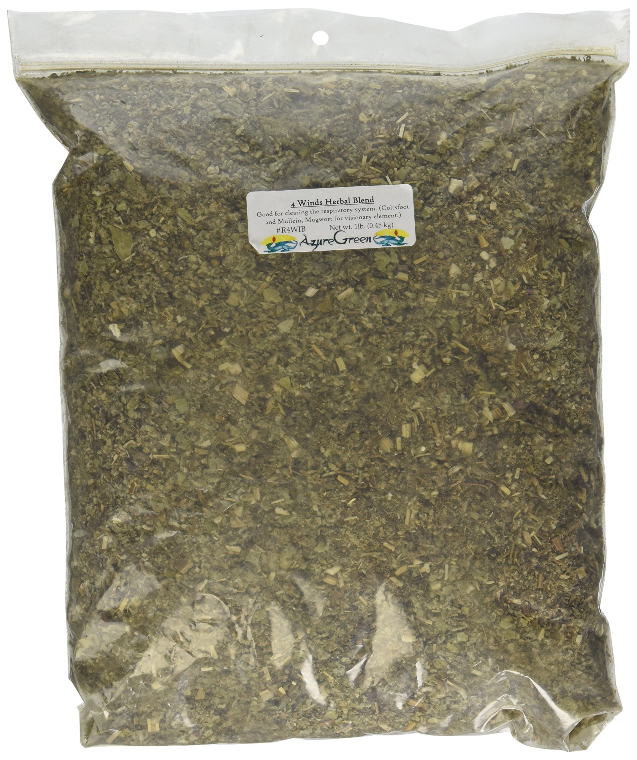 AzureGreen Mélange Quatre Vents dans un sachet zippé, idéal pour rituels et relaxation.