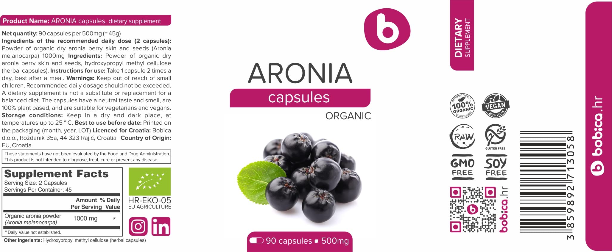 Emballage pratique de 90 capsules pour une routine flexible.