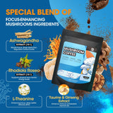 B BEWORTHS Crinière du Lion poudre pour concentration et énergie durable.