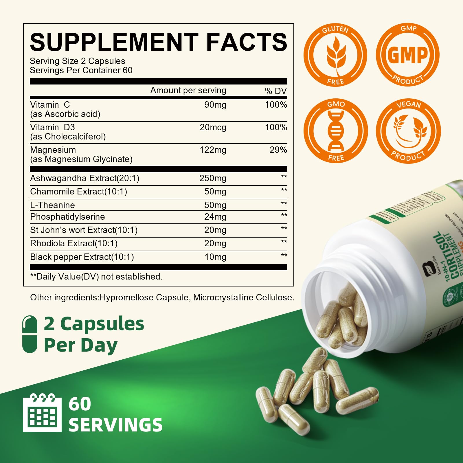 B BEWORTHS Vitamine C et D3 soutien nutritionnel quotidien