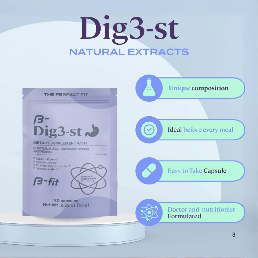 B-FIT B Digestif – bouteille fenouil: arôme apaisant et confort digestif potentiel