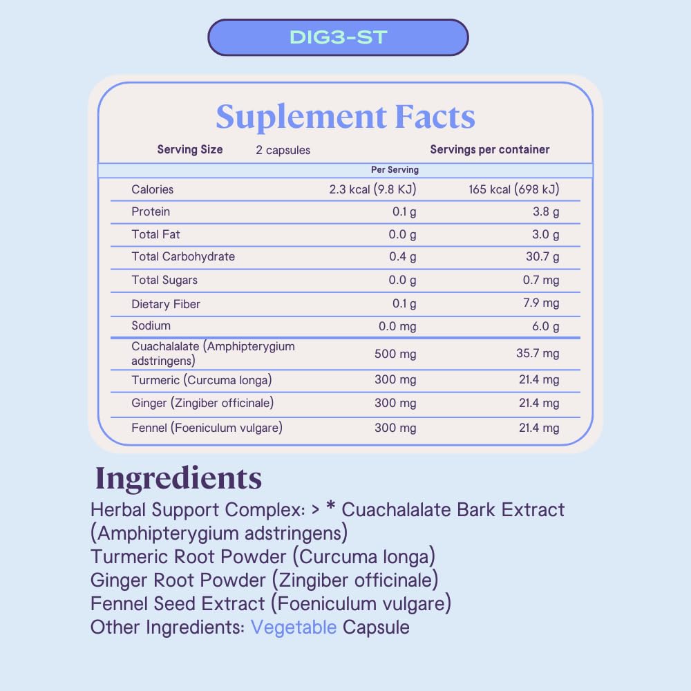 B-FIT B Digestif – etiquette: emballage naturel et clair