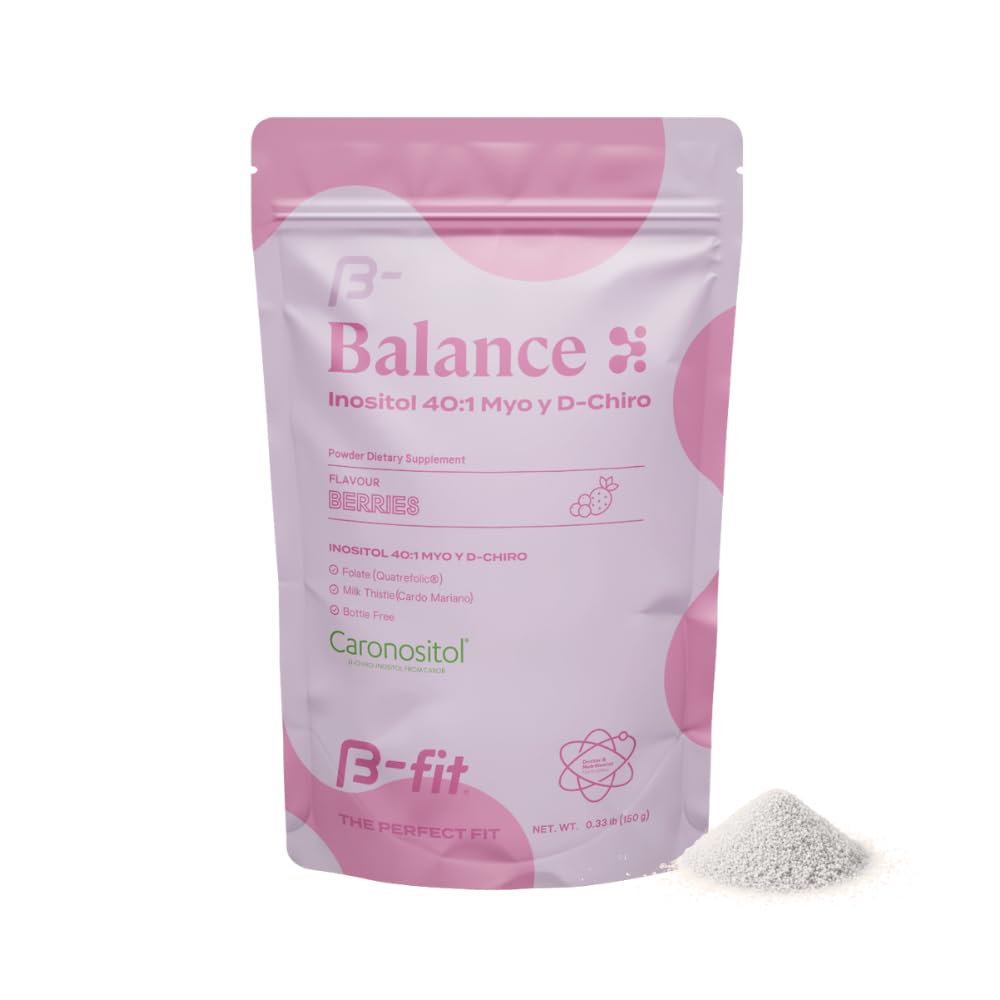 B-FIT B Inositol Balance, poudre 150 g pour l'équilibre hormonal potentiel.