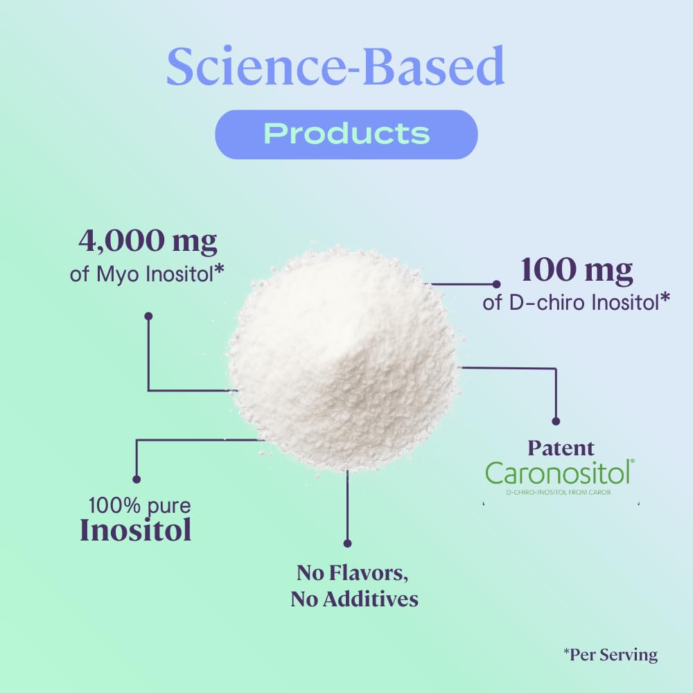 Poudre B-FIT Inositol, texture lisse et facile à incorporer dans café ou smoothie.