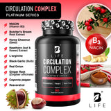 B Life Company – capsules quotidiennes utilisées pour soutenir la circulation et l’endurance.