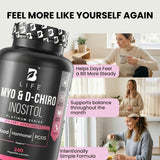 Gélules Myo-Inositol 40:1 - prise simple pour le bien-être quotidien.