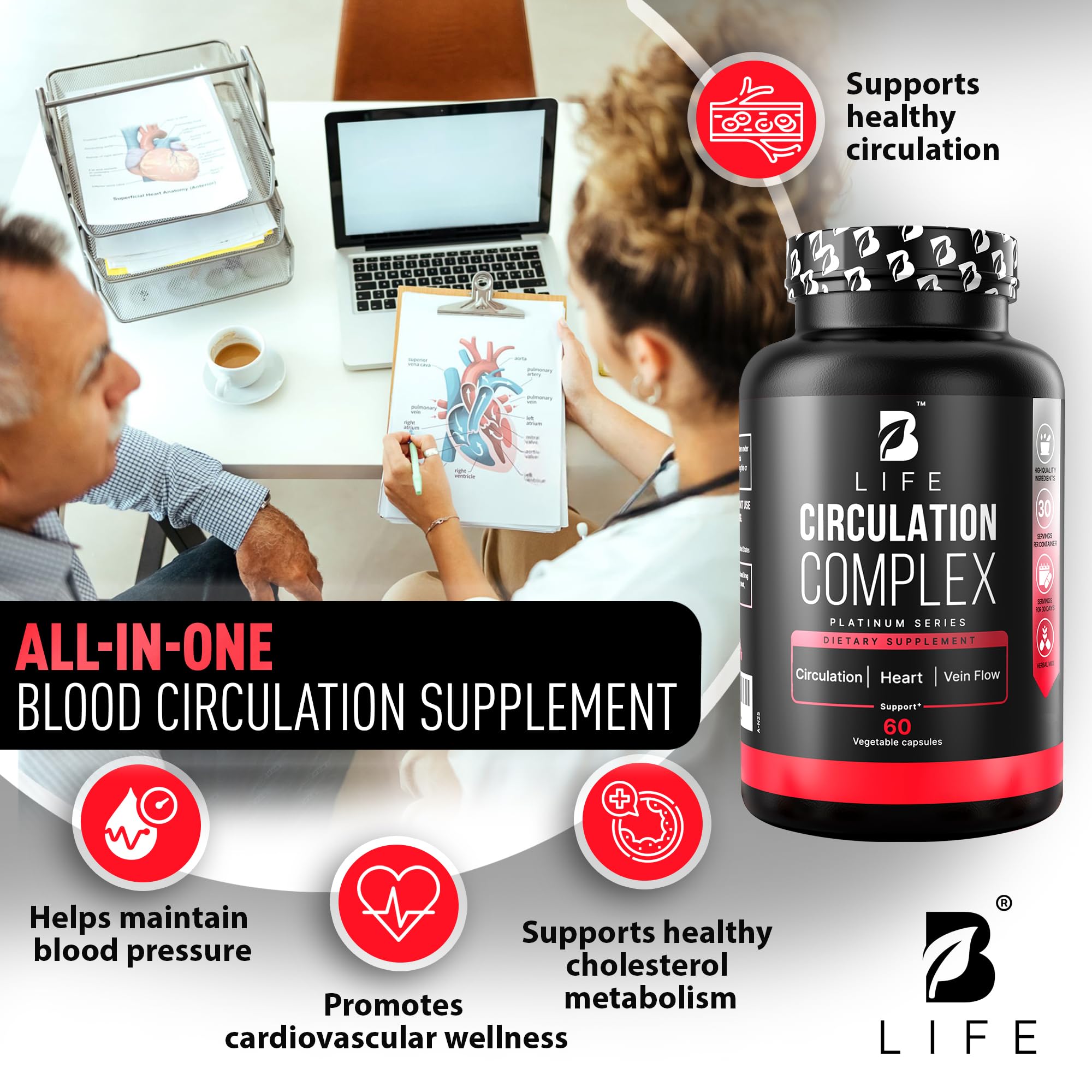 B Life Company – extrait ruscus-aculeatus pour la circulation et le tonus des veines.