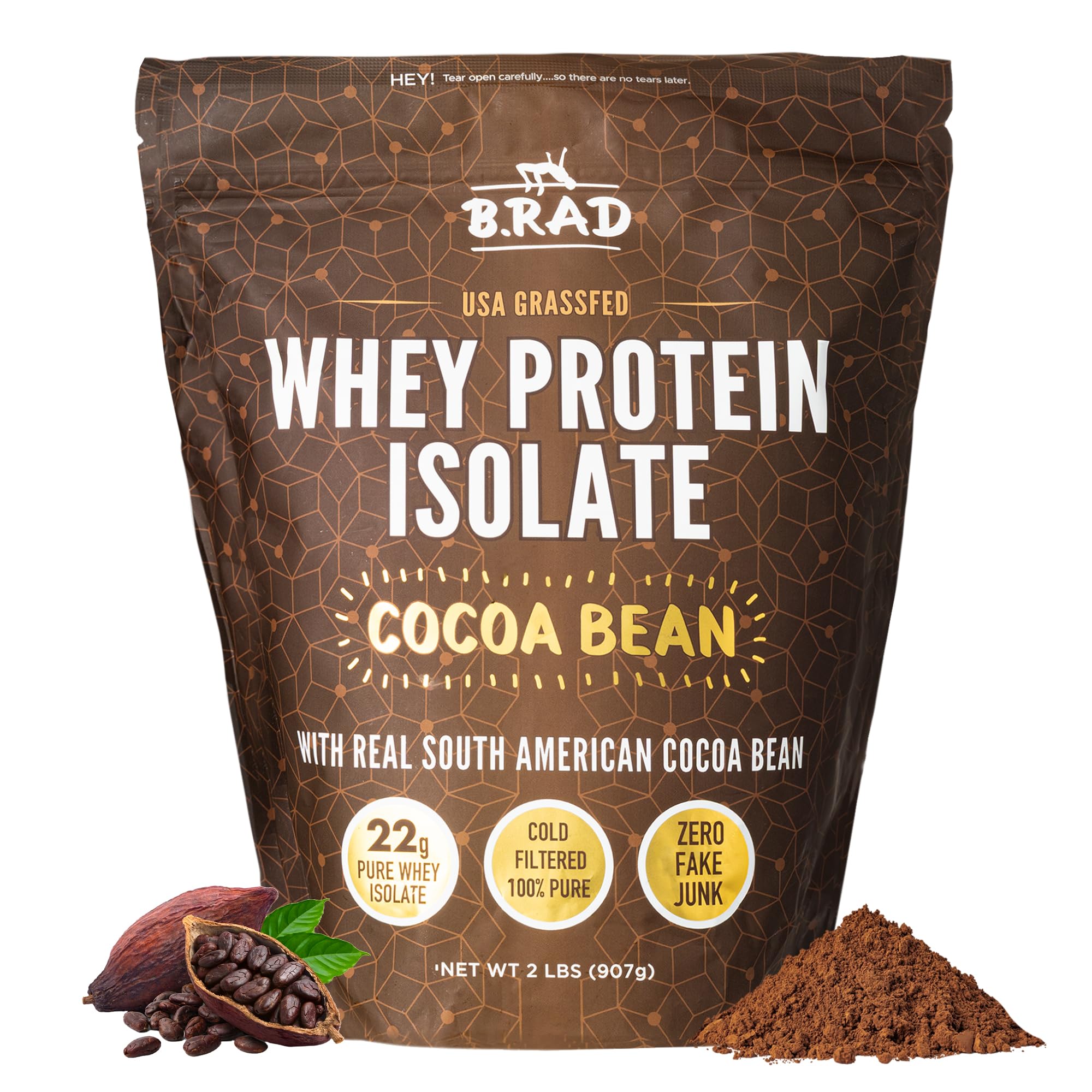 B.rad Isolat Whey: poudre pure et nourrissante issue de vaches nourries à l’herbe