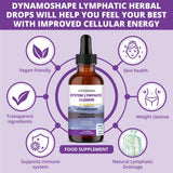 Baanaas Drainage lymphatique, conteneur-verre facile à manipuler au quotidien.