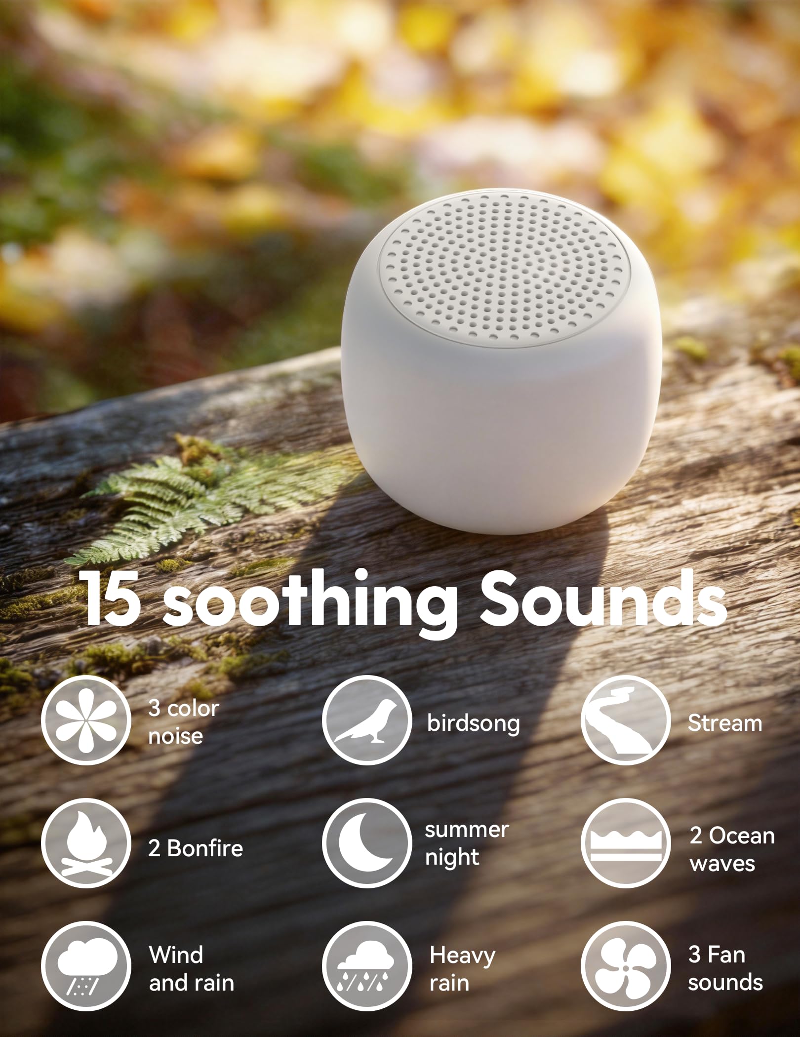 Babelio 15-sources-sonores offre une variété sonore pour s'adapter à votre ambiance.