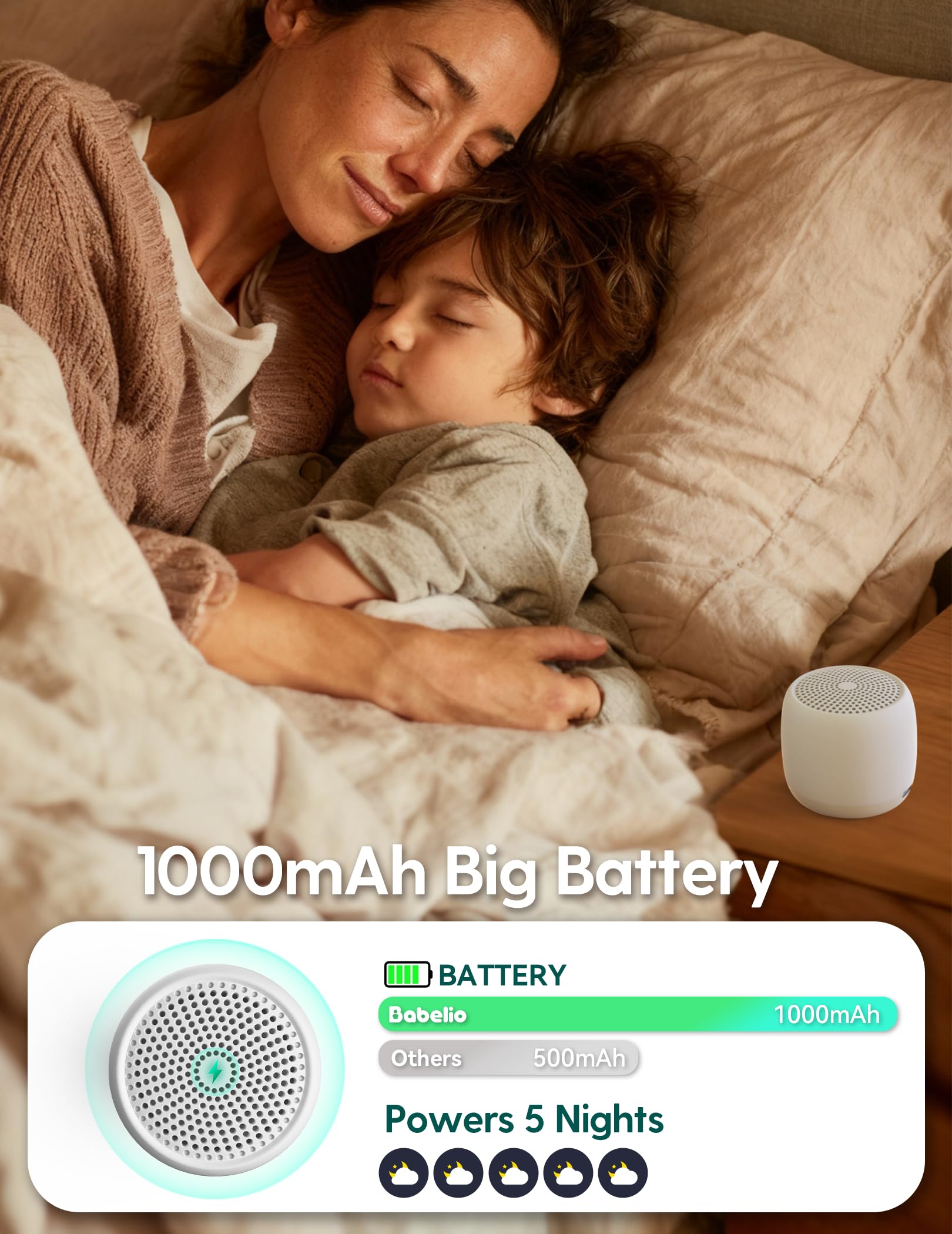 Babelio Pocket Mini Pro: batterie 1000mAh pour longue autonomie.
