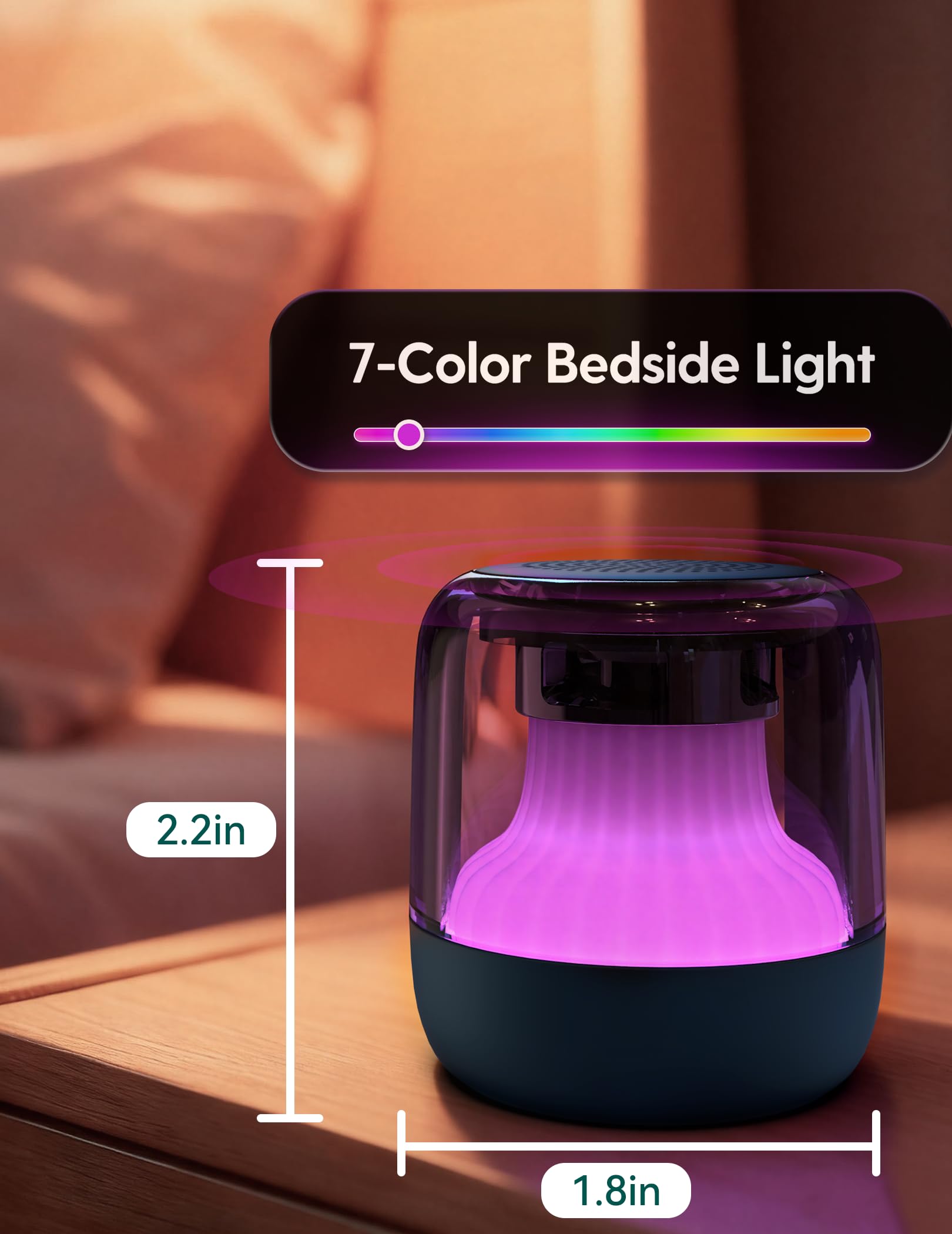 Babelio Pocket Glow – vingt sons variés pour masquer les bruits et favoriser le repos.