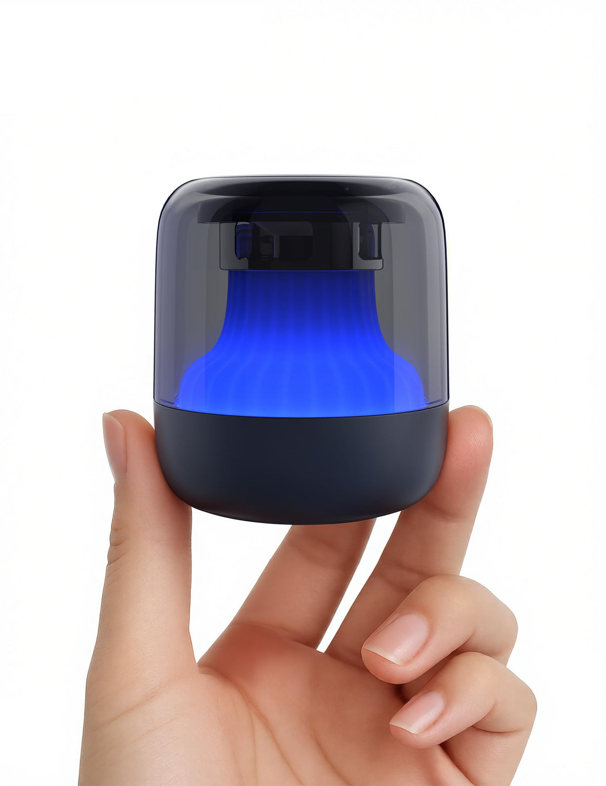Babelio Pocket Glow affiche un format œuf prêt pour la poche, idéal en déplacement.