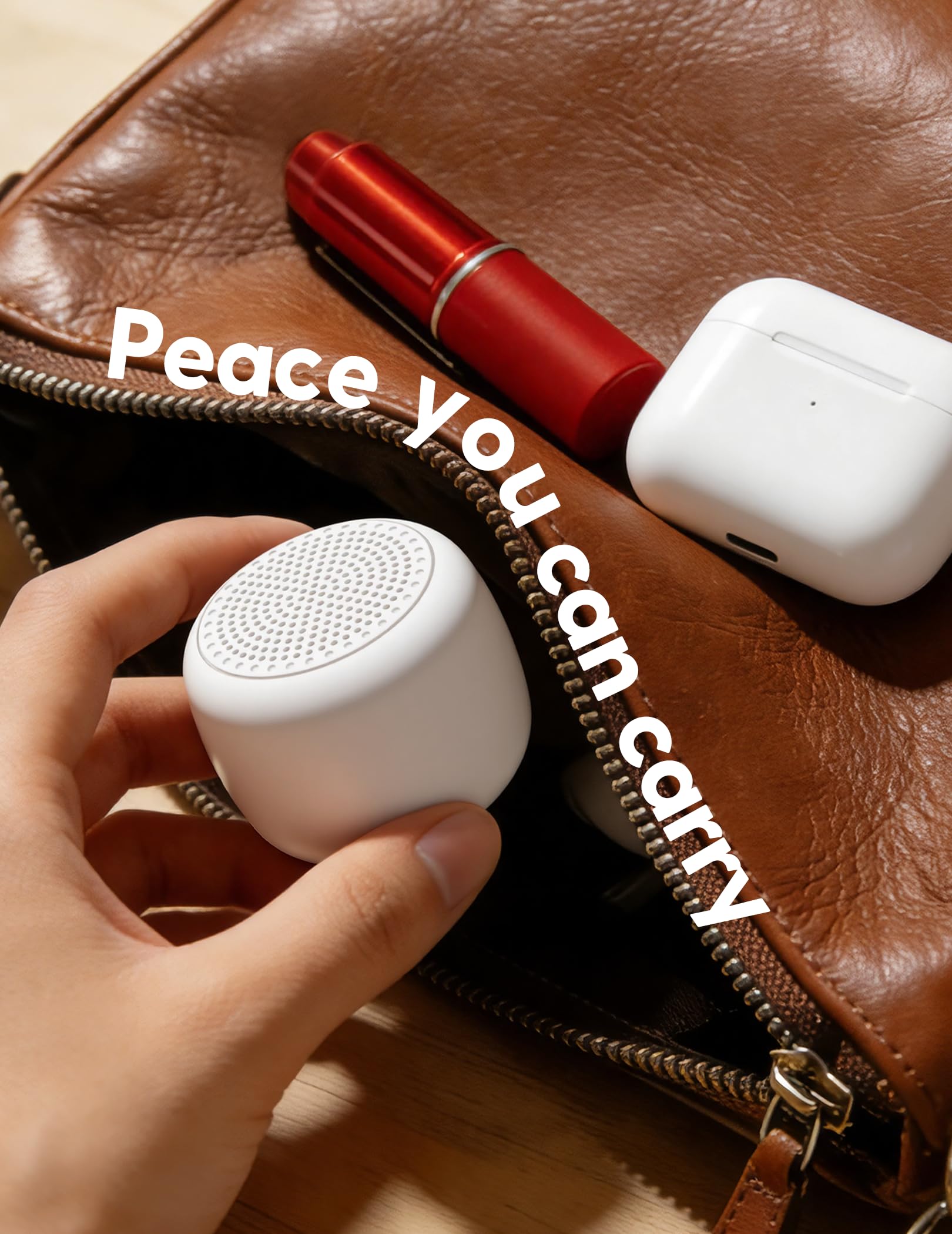 Babelio portable-voyage, appareil ultra-compact qui se glisse dans un sac.
