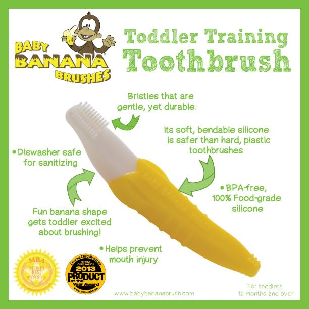 Accès facile aux molaires grâce à la courbe en C de Baby Banana.