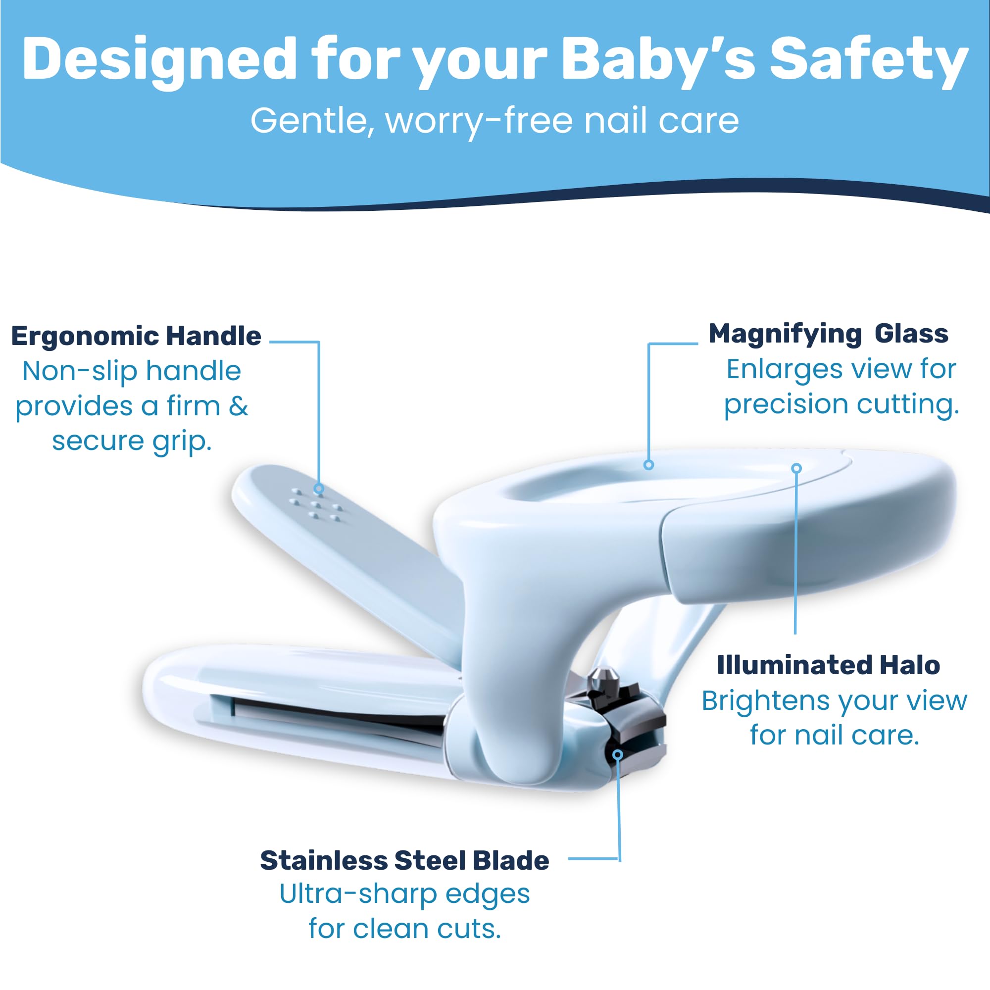 Baby Proof Me loupe LED pour déceler les petits ongles