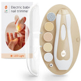 Baby Uma lime électrique avec LED pour ongles de bébé, finition lisse.