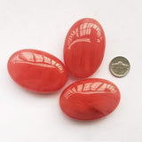 Bacatgem pierre quartz cerise ovale, démonstration en détail pour massage