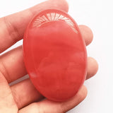 Bacatgem quartz cerise oval emballage cadeau, cadeau idéal pour offrir sérénité