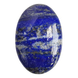 Bacatgem lapis-lazuli oval paume, pierre apaisante pour relaxation et méditation.