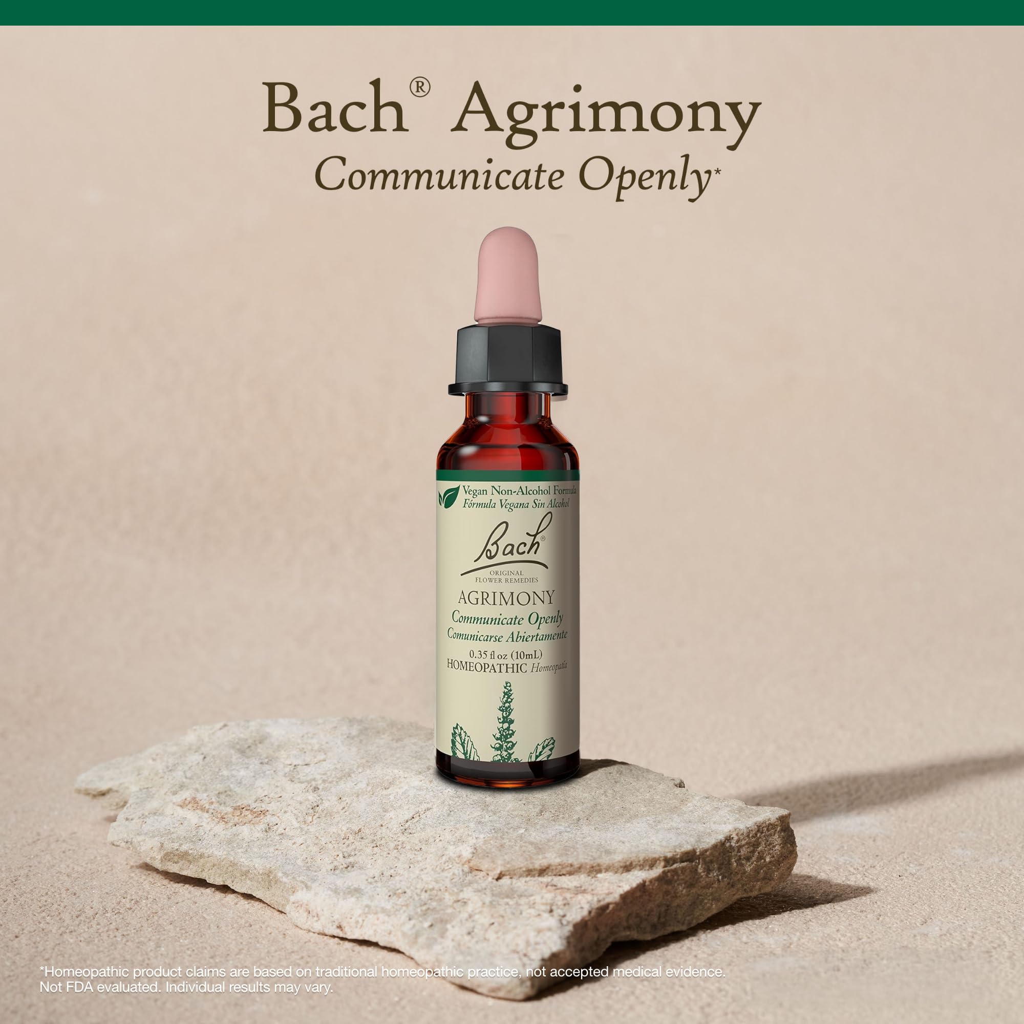 Utilisation quotidienne de Bach Agrimony pour soutenir l'expression émotionnelle.