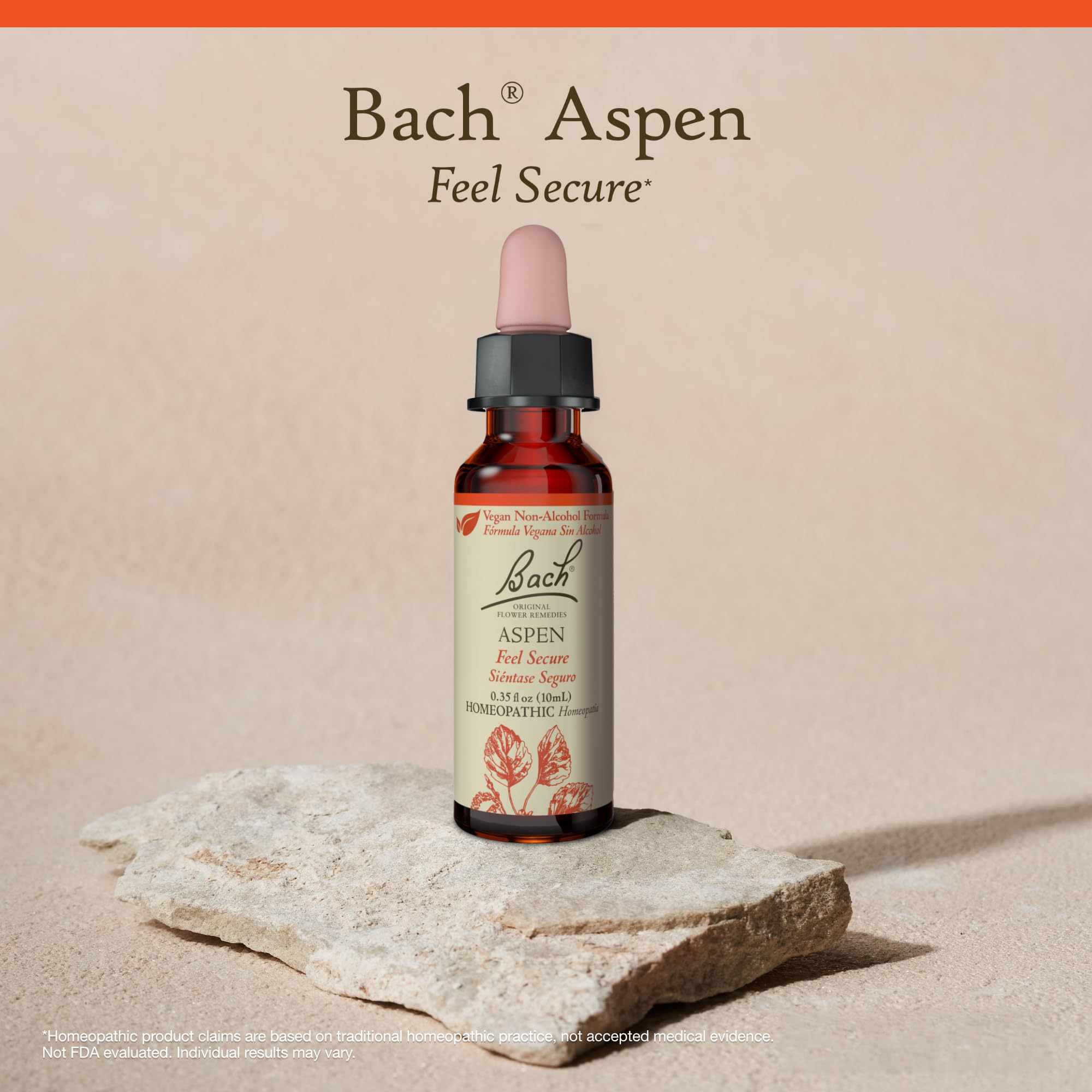 Emballage éthique reflétant le remède Aspen Bach.
