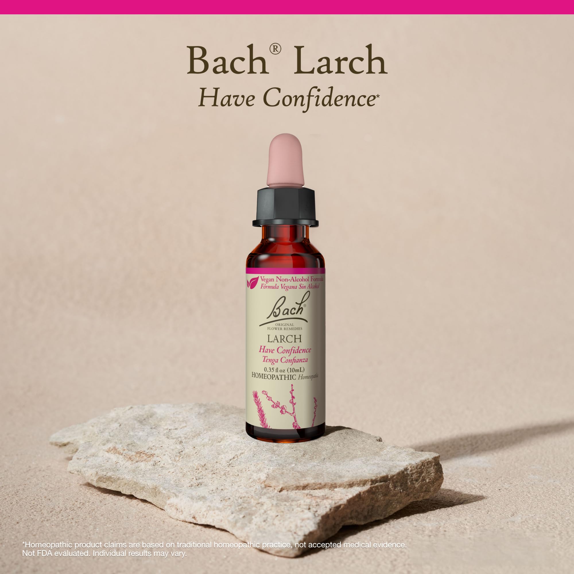 Bach Larch - utilisation quotidienne pour renforcer la confiance et la détermination.