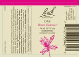 Bach Original Flower Remedies Oak 2-pack: soutien à la vitalité et à la résistance.