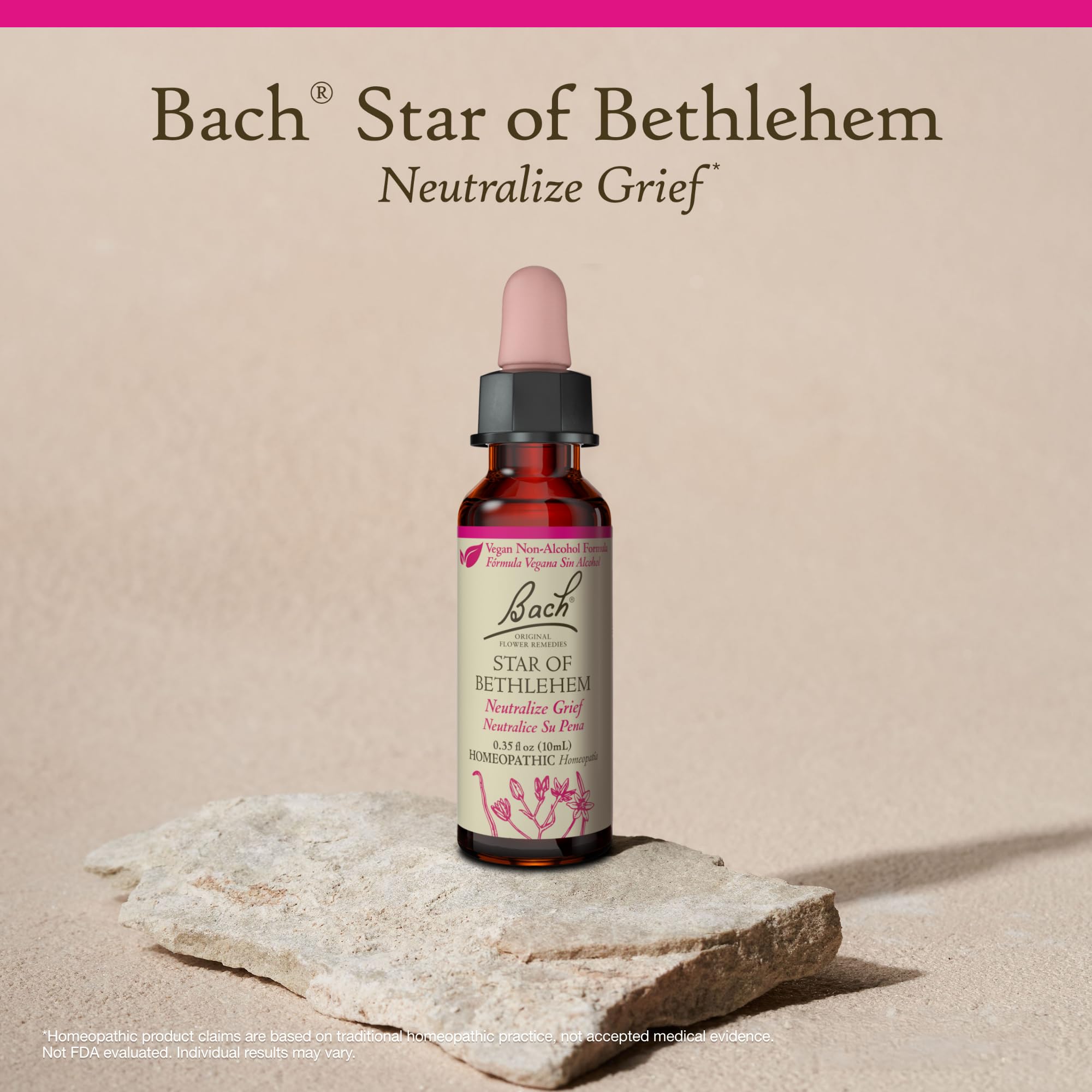 Bach Étoile de Bethléem – ingrédients naturels: complexe floral pour le bien-être émotionnel.