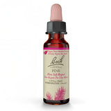 Bach Remèdes Fleurs Pin, bouteille avec pipette, soutien potentiel à l’estime de soi.