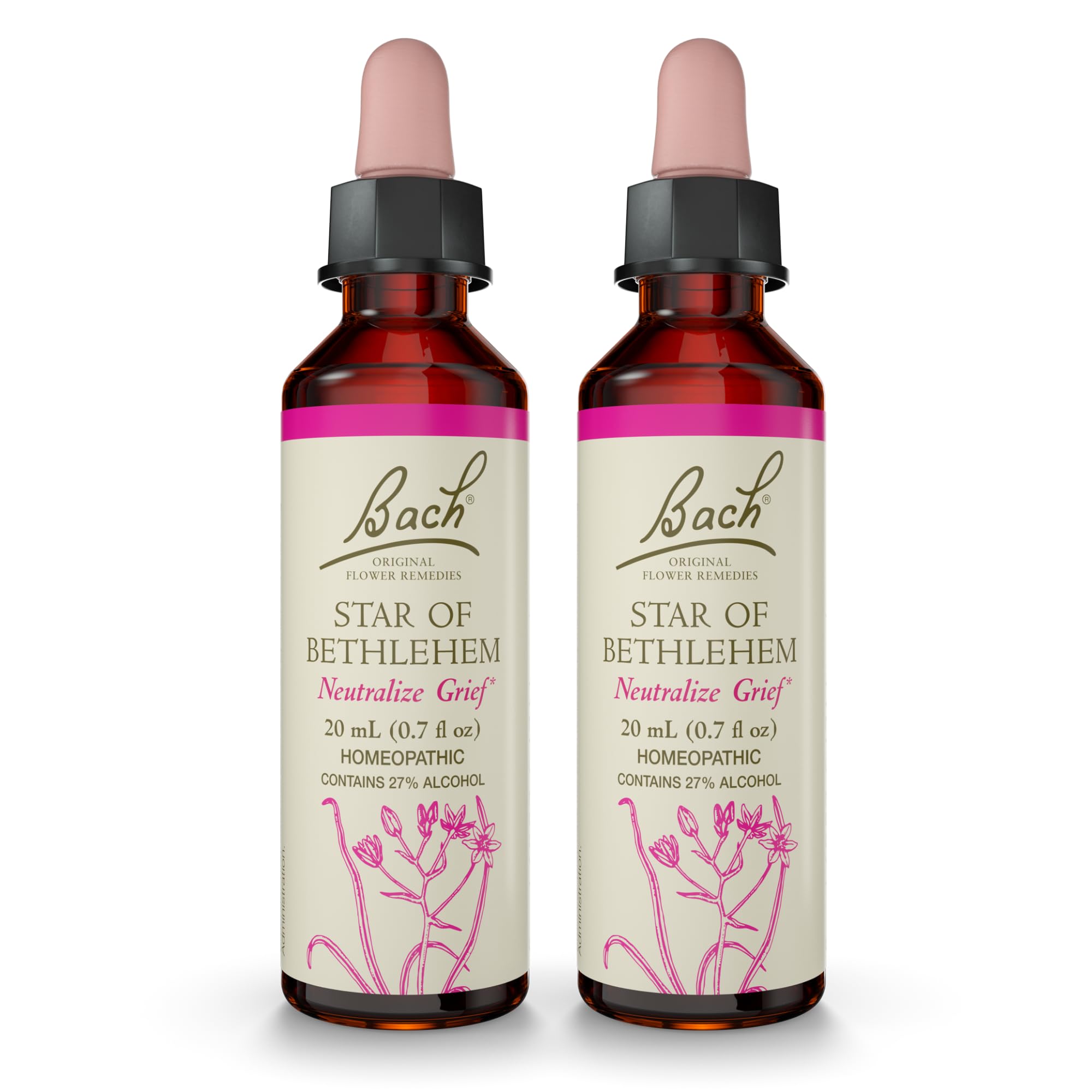 Bach Étoile de Bethléhem: bouteille 20 ml pour équilibre émotionnel au quotidien.