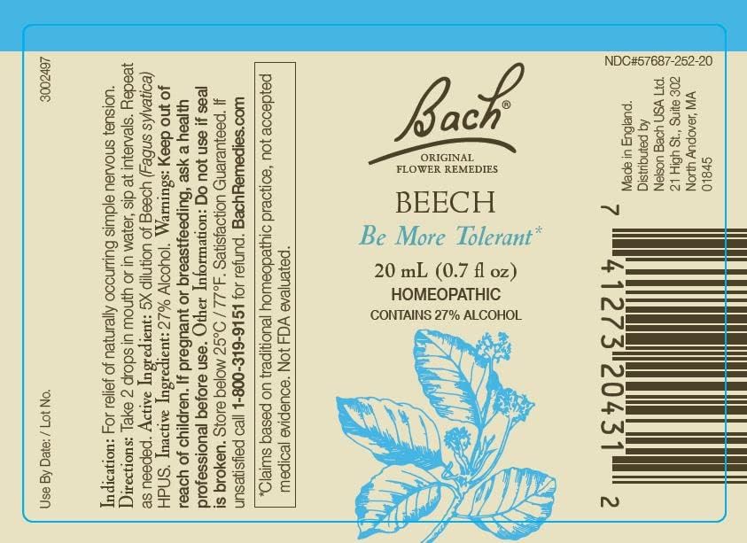 Étiquette et emballage clairs des Remèdes Floraux Bach Original pour une utilisation simple.