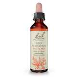 Bach Remèdes floraux Red Chestnut – bouteille, favorise la paix intérieure au quotidien.