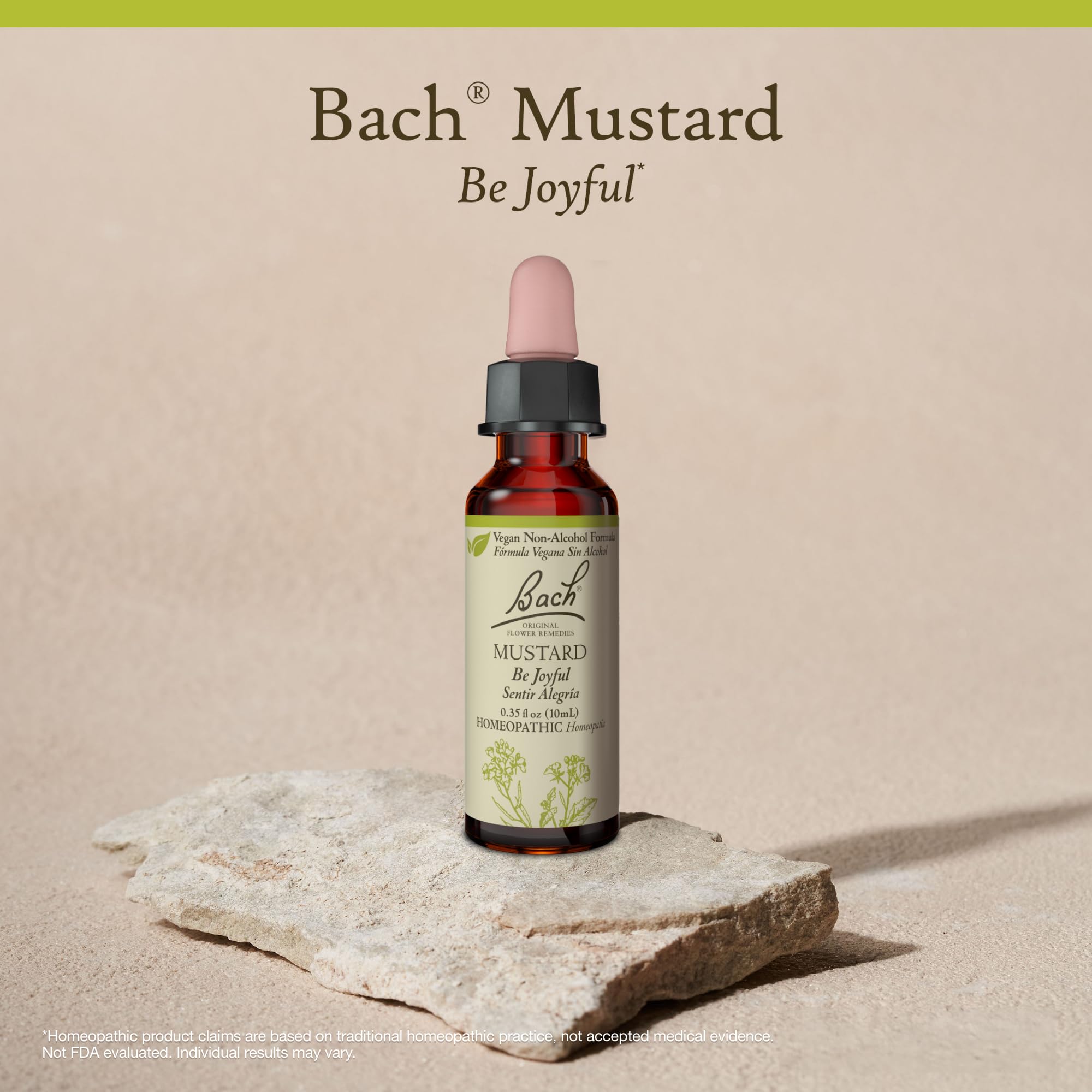 Deux gouttes sous la langue avec Moutarde Bach Remedies.