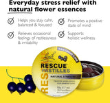 Pastilles RESCUE Bach sans sucre, format pratique pour les moments de tension