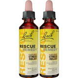 Bach Rescue Remedy, ensemble de gouttes 20 ml, pratique pour le stress