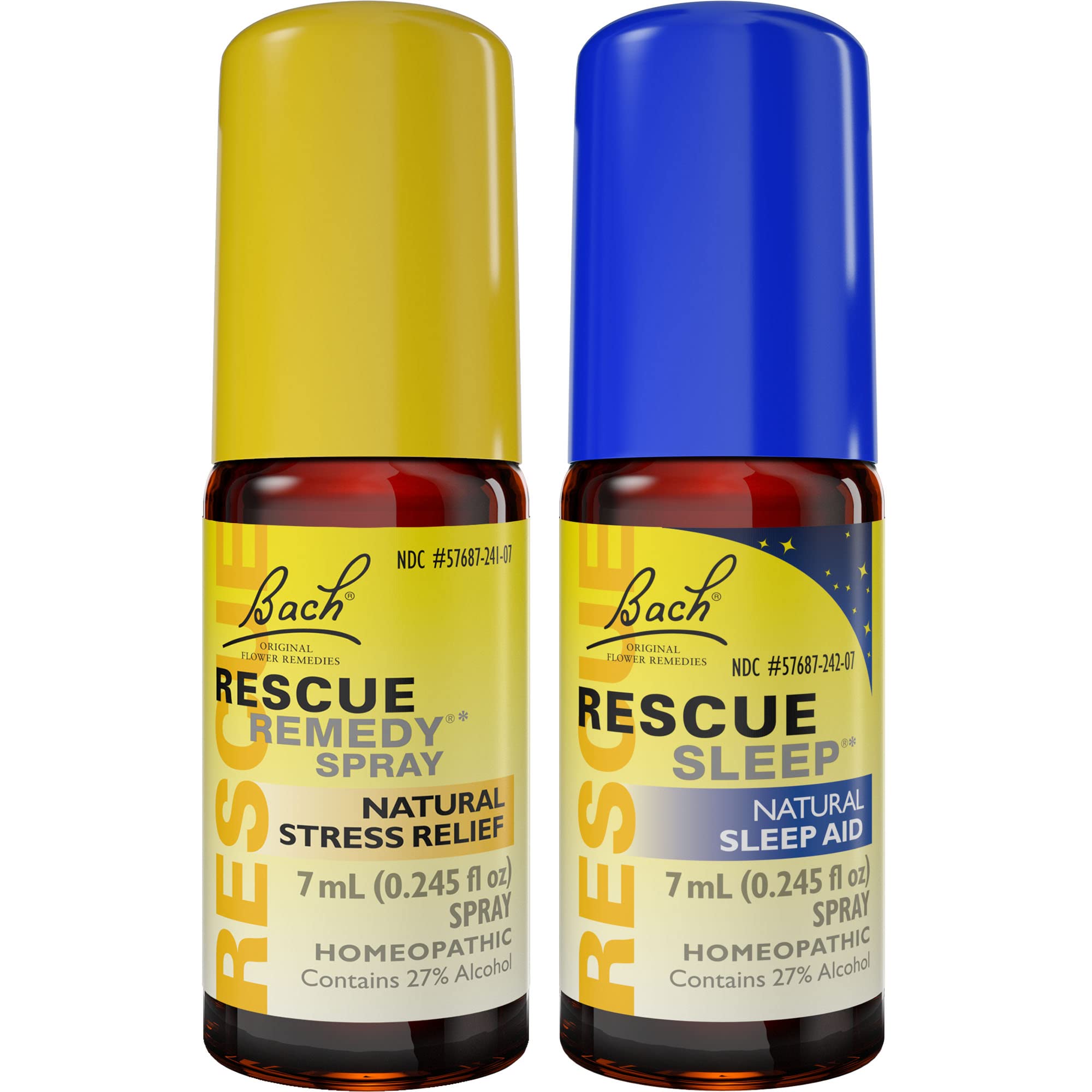 Rescue Remedy Spray Bach: flacon 7 ml pour apaiser le stress.