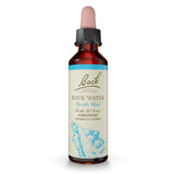 Rock Water de Bach, flacon-gouttes, esprit plus flexible pour vos objectifs.