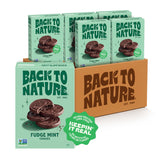 Back to Nature biscuits menthe fudge: texture fudgy parfaite avec lait froid.