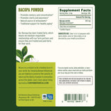Poudre Bacopa Banyan Botanicals prête à être diluée dans eau chaude – concentration