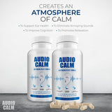 BACTICURE Audio Calm - gelules en lumière, mise en valeur du produit.