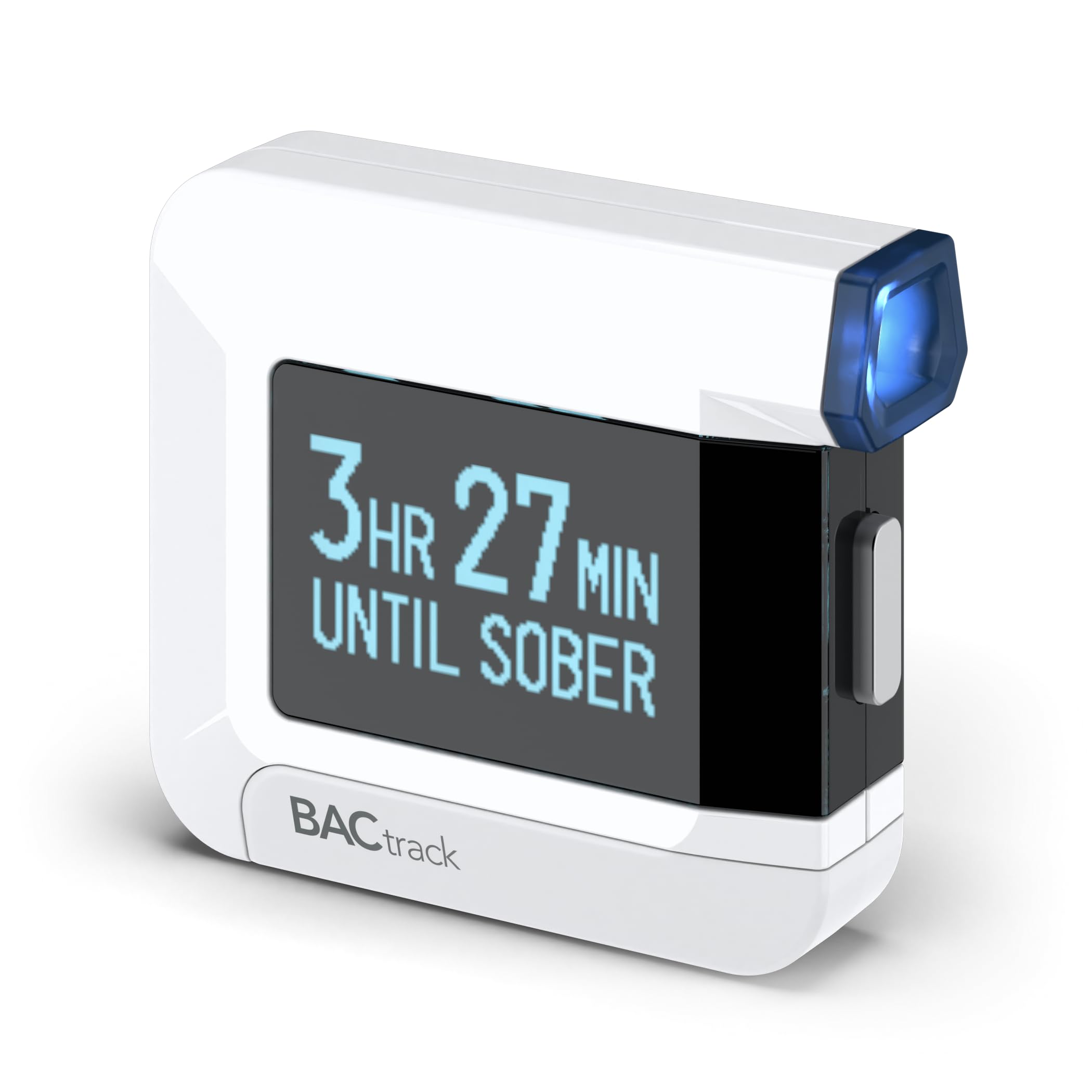 BACtrack C8 vue avant compacte, précision professionnelle pour des estimations rapides.