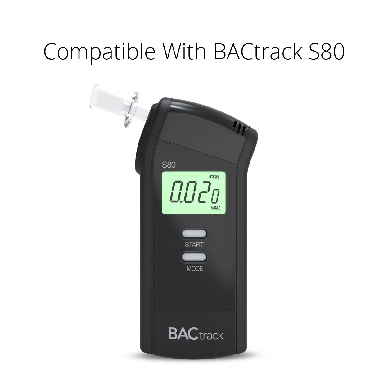 Embouts BACtrack emballés individuellement, pratique pour une utilisation propre.
