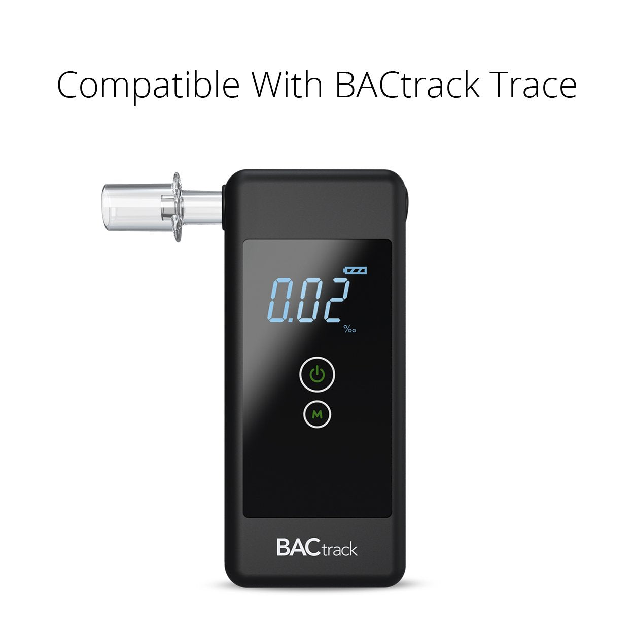 Embouts BACtrack en plastique alimentaire, sûrs et sans contamination croisée.