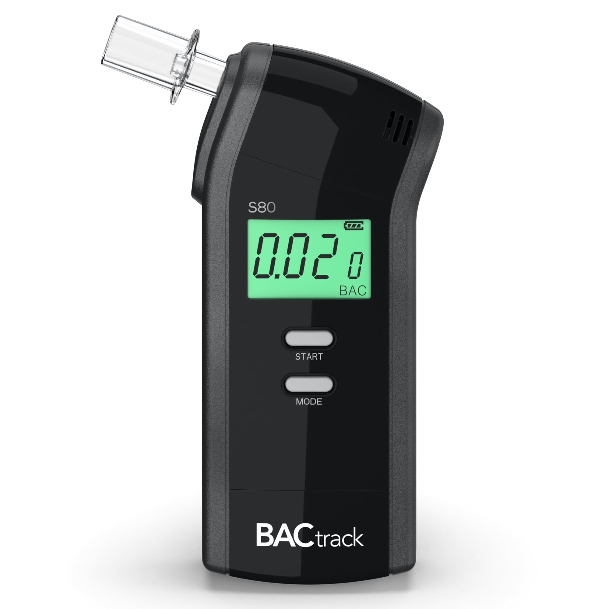 BACtrack S80 affiche clairement les résultats pour une lecture rapide et fiable.