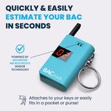BACtrack Porte-clés Testeur d’Alcool par Souffle Bleu | Testeur portable ultra-compact pour usage personnel